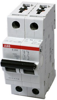 Автоматический выключатель 2-полюсной SH202L C10