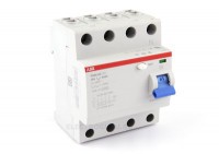 Выключатель дифференциального тока 4-модульный F204 A-100/0,03 AP-R