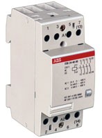 Модульный контактор с ручным управлением EN24-30 (24А AC1) катушка 230 AC/DC